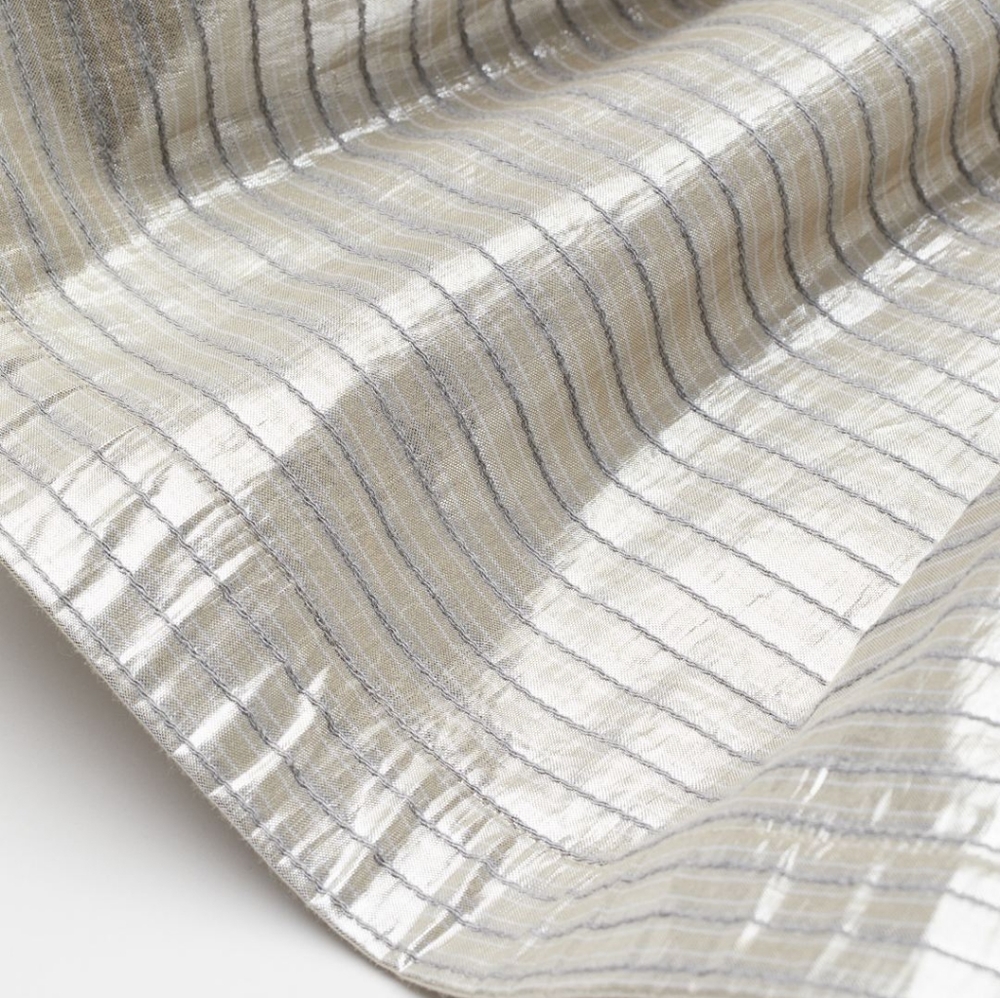 H&M Striped Silver Skirt - Picture 15 of 16